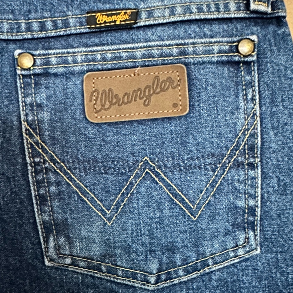 🇺🇸 100% USA COTTON VINTAGE WRANGLER 13MGSHD George Straight Collection - Picture 6 of 6